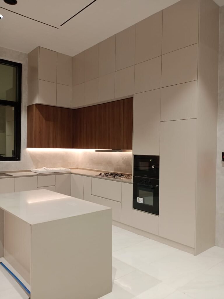 Kitchen LED lighting design UAE – Amana Interiors