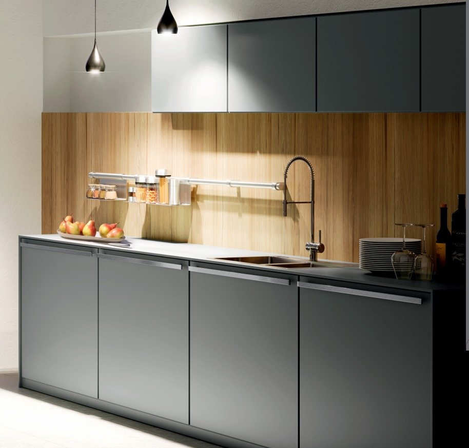 Modern sink cabinets UAE – custom under-sink design by Amana Interiors